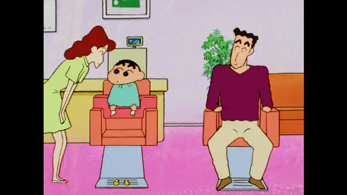 父ちゃんと散髪だゾ