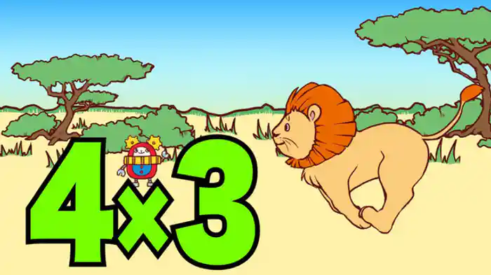 九九のうた(かけ算九九・答えぬき)