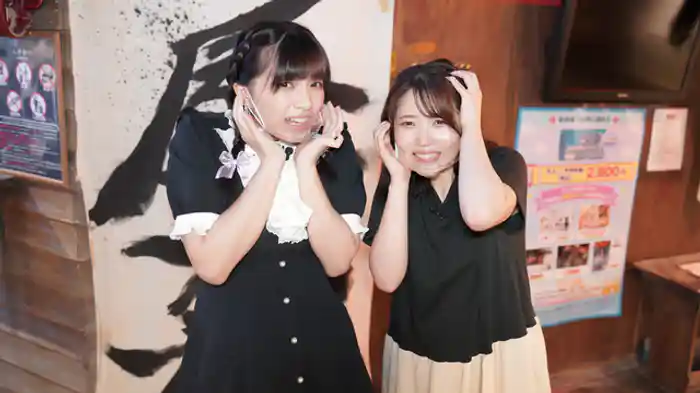 根尾あかり×二葉エマ　お化け屋敷で肝試し・ラッキーカードで運試し