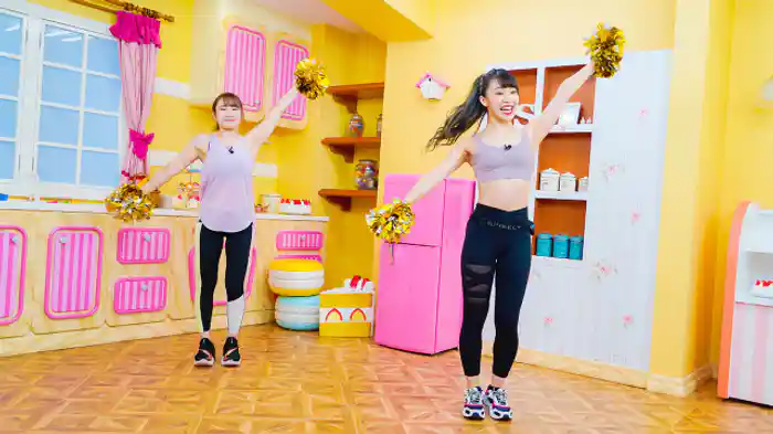 【チアダンス×お腹周りの引き締め】でENJOY!