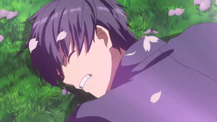 お別れの桜吹雪