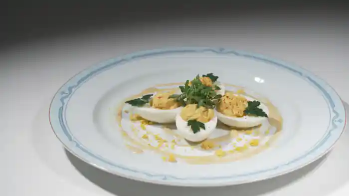 フランスビストロの定番 ウフミモザ