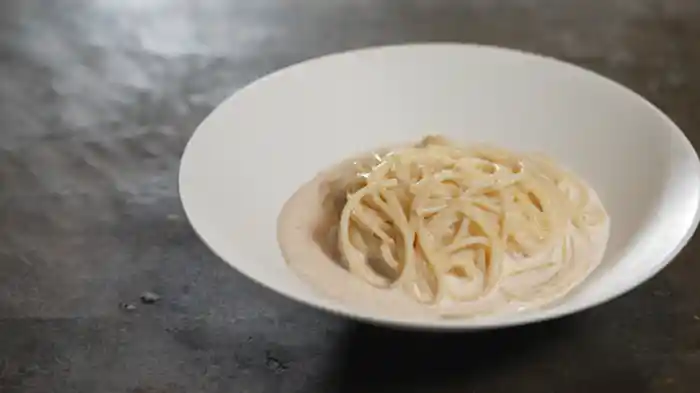 「明太子クリームチーズパスタ」 