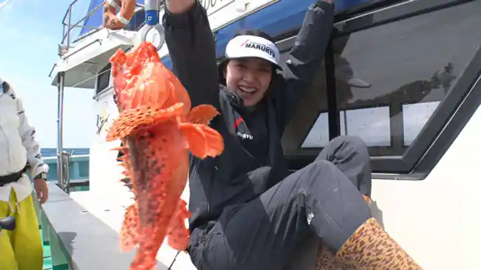 高級珍魚!!鬼カサゴ釣り