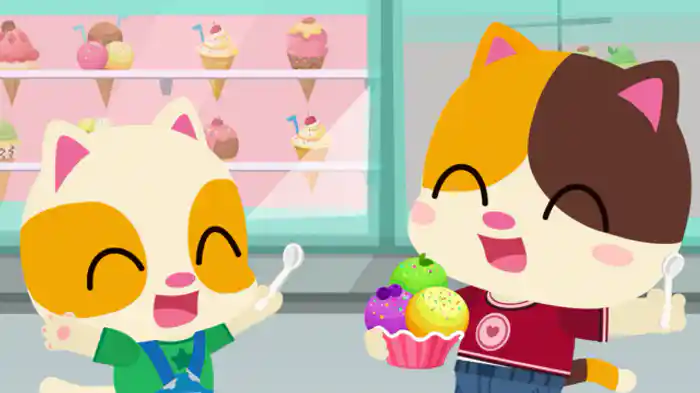 アイスクリーム　だいすき！なにあじが　すき？