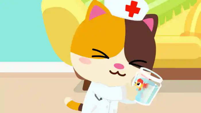 ミミと　ティミーの　だいすきな　きんぎょ