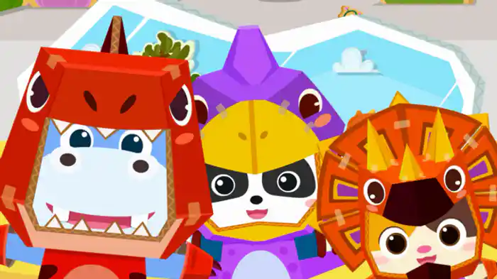 きょうりゅうが　やってきた？！