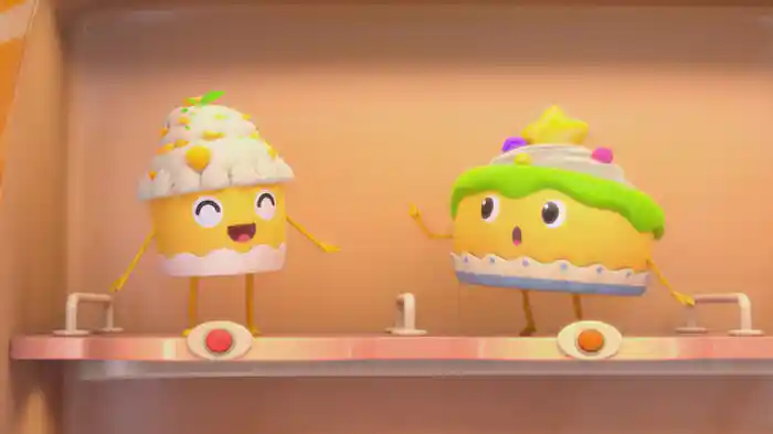 カップケーキの　じどうはんばいき 