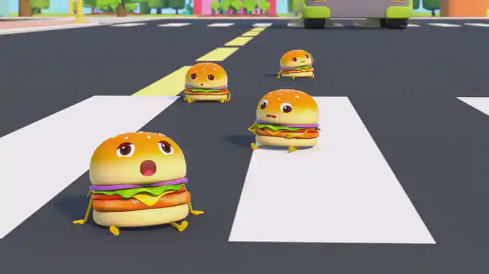 にげろ！ハンバーガー 