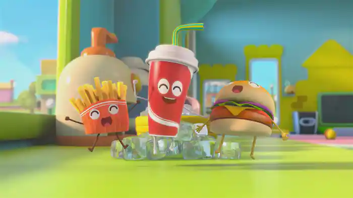 ハンバーガーぐんだん VS ピザぐんだん 