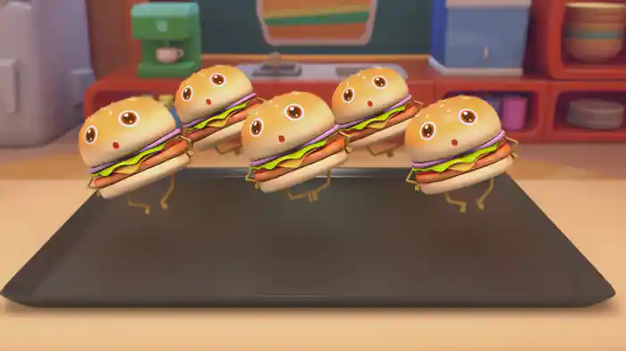 ５この　ハンバーガー　いたずらだいさくせん