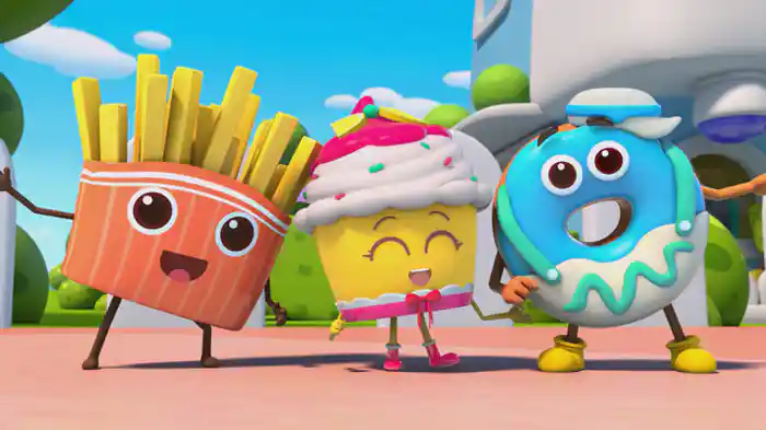 カップケーキの　ケイを　たすけよう