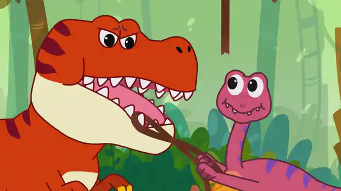 ティラノサウルスの　むしば