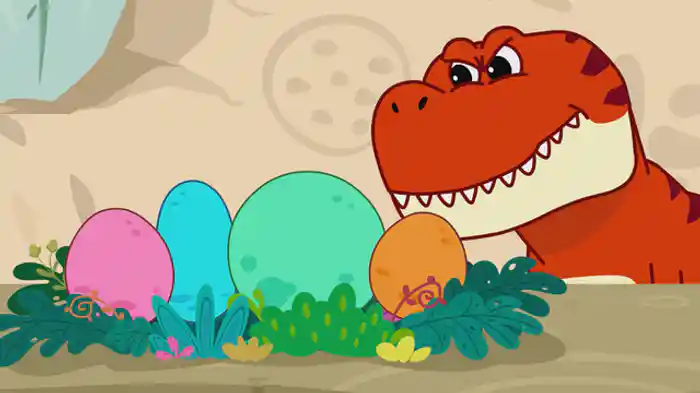 ４この　きょうりゅうたまご