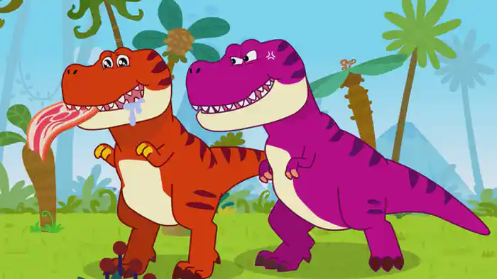 おなかがすいた　ティラノサウルス