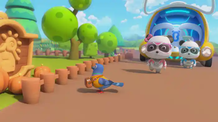 いどから　でられない　カエルさん 