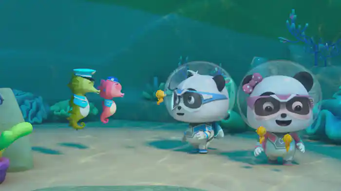 タツノオトシゴの　あかちゃんが　あぶない！