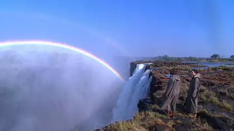 【南アフリカ】　ザンビア　世界遺産・ビクトリアの滝