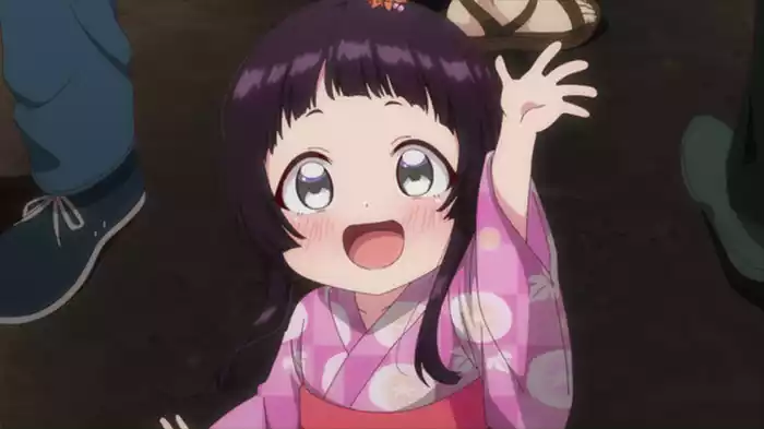 花火に照らされて綺麗です