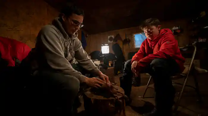 雪原を切り拓く