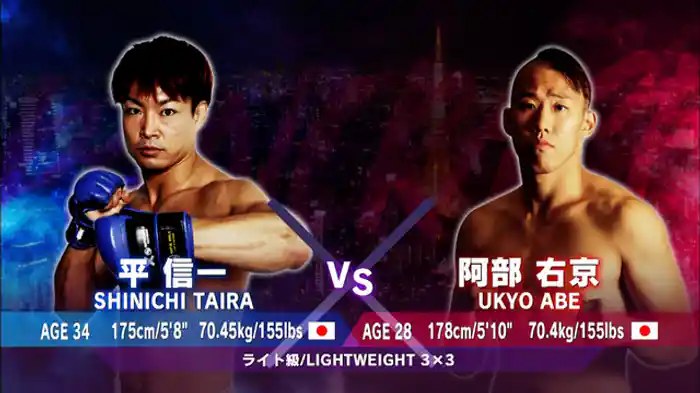 阿部右京 VS. 平信一