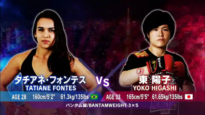東陽子 VS. タチアネ・フォンテス