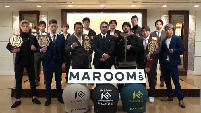 3.5 MAROOMS presents「KNOCK OUT 2023 SUPER BOUT “BLAZE”」の第2弾カード発表記者会見