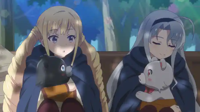 クマさん、学生を見守る