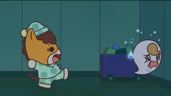 あおまのマンガプロジェクト/ぐんまちゃんインターネットを知る/オバケがでたぞ