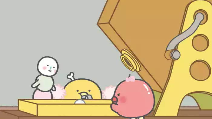 ふくびき で ガラガラ