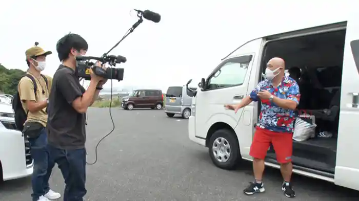 犬の散歩にお邪魔するしん!ご当地放送局コラボは山口県で大騒動