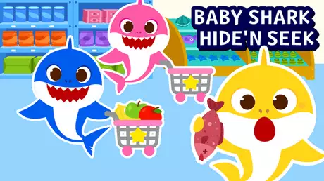 Supermarket Hide and Seek with the Shark Family