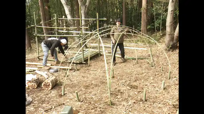 合宿ロケ2日目後半！竹のスタードームが姿を現す！
