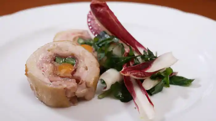 鶏のインボルティーニ