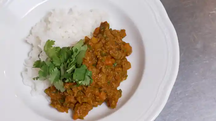 ポルペッティのキーマカレー