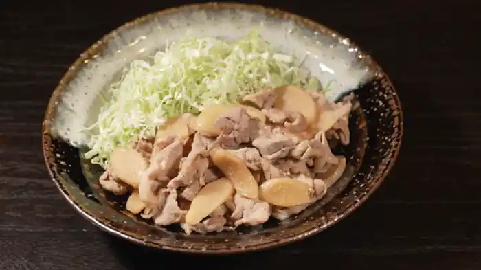 岩下の新生姜を使ったシン豚の生姜焼き
