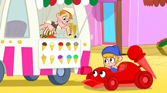 アイスクリーム・レーシングカー