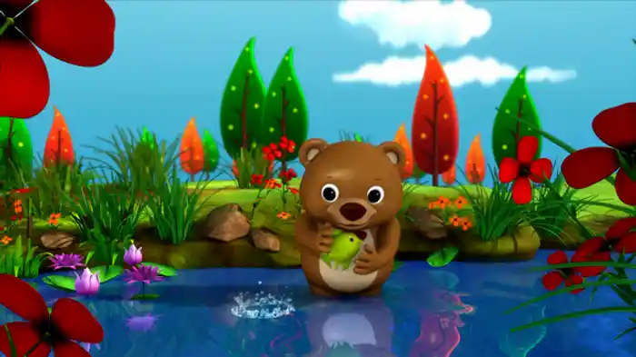 1, 2, 3, 4, 5, さかなを つかまえた