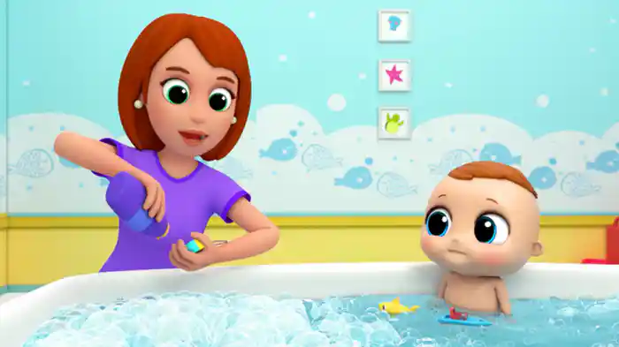 しょーちゃんとお風呂の時間