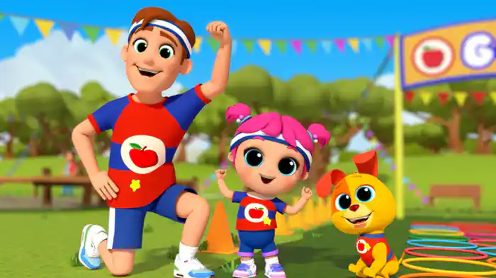 家族で運動会!バナナチーム リンゴチーム 勝つのはどっち!?