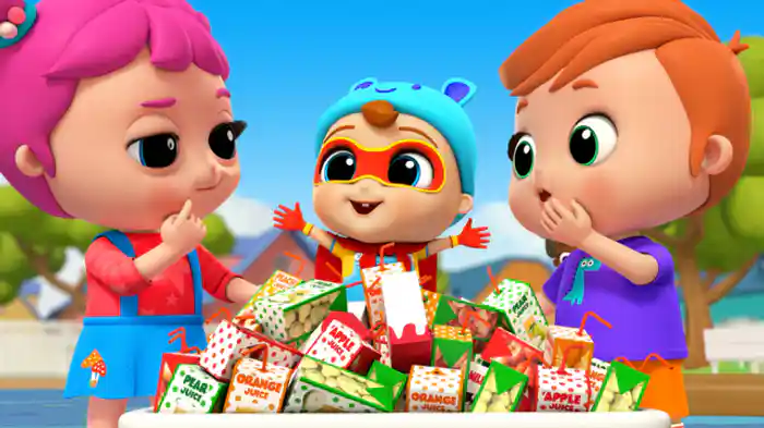 リサイクルしよう！お掃除スーパーヒーロー参上！