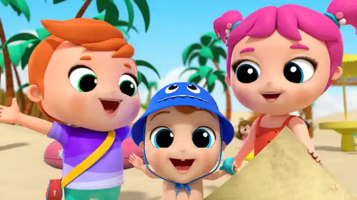 宝の地図と楽しい海 ビーチで宝探し！