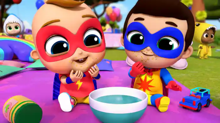 スナック菓子ばかり 食べちゃダメ!