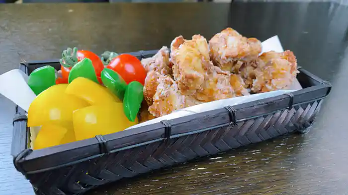 春の唐揚げ　サクラエビの香り