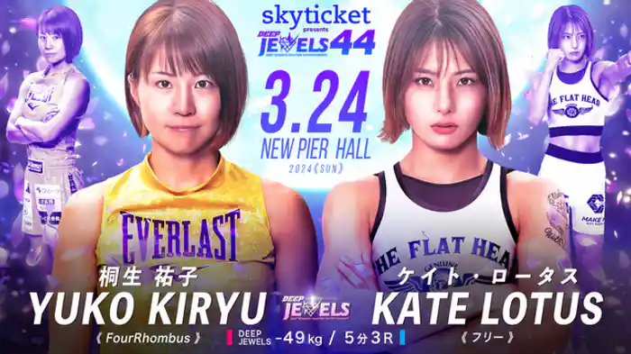 桐生祐子 VS ケイト・ロータス