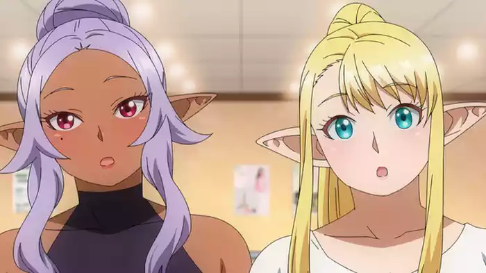 異世界人と熱盛りのポーズ