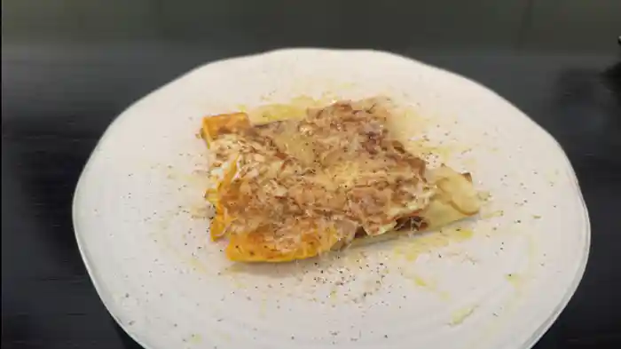 春巻きの皮を使ったガレット