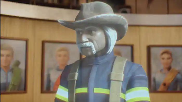 炎と戦う伝説の男