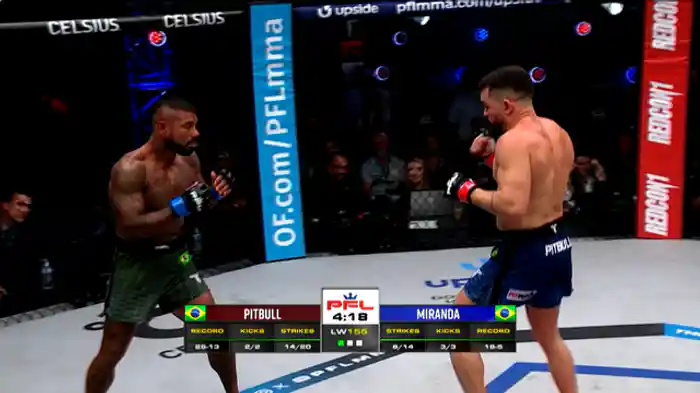 パトリッキー・ピットブル vs. ブルーノ・ミランダ