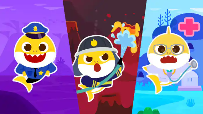 Baby Shark's Job Transformations／おしごとで　へんしんごっこ